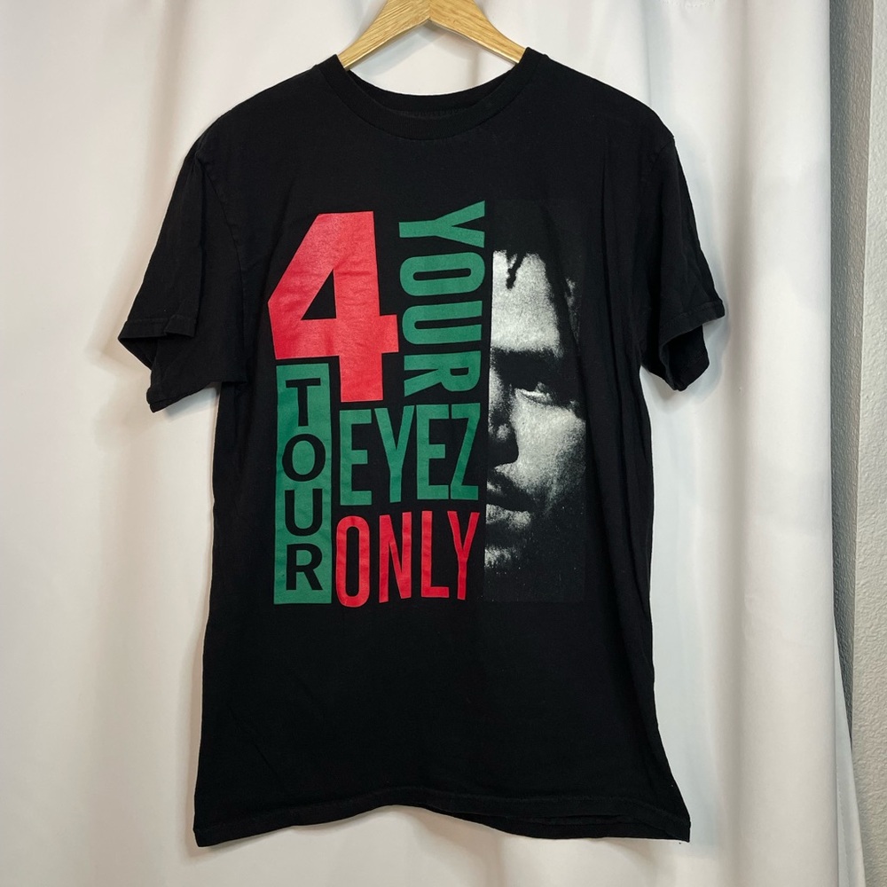 Dreamville x J Cole black ‘4 Your Eyez Only Tour’ band tee sz M rapper producer